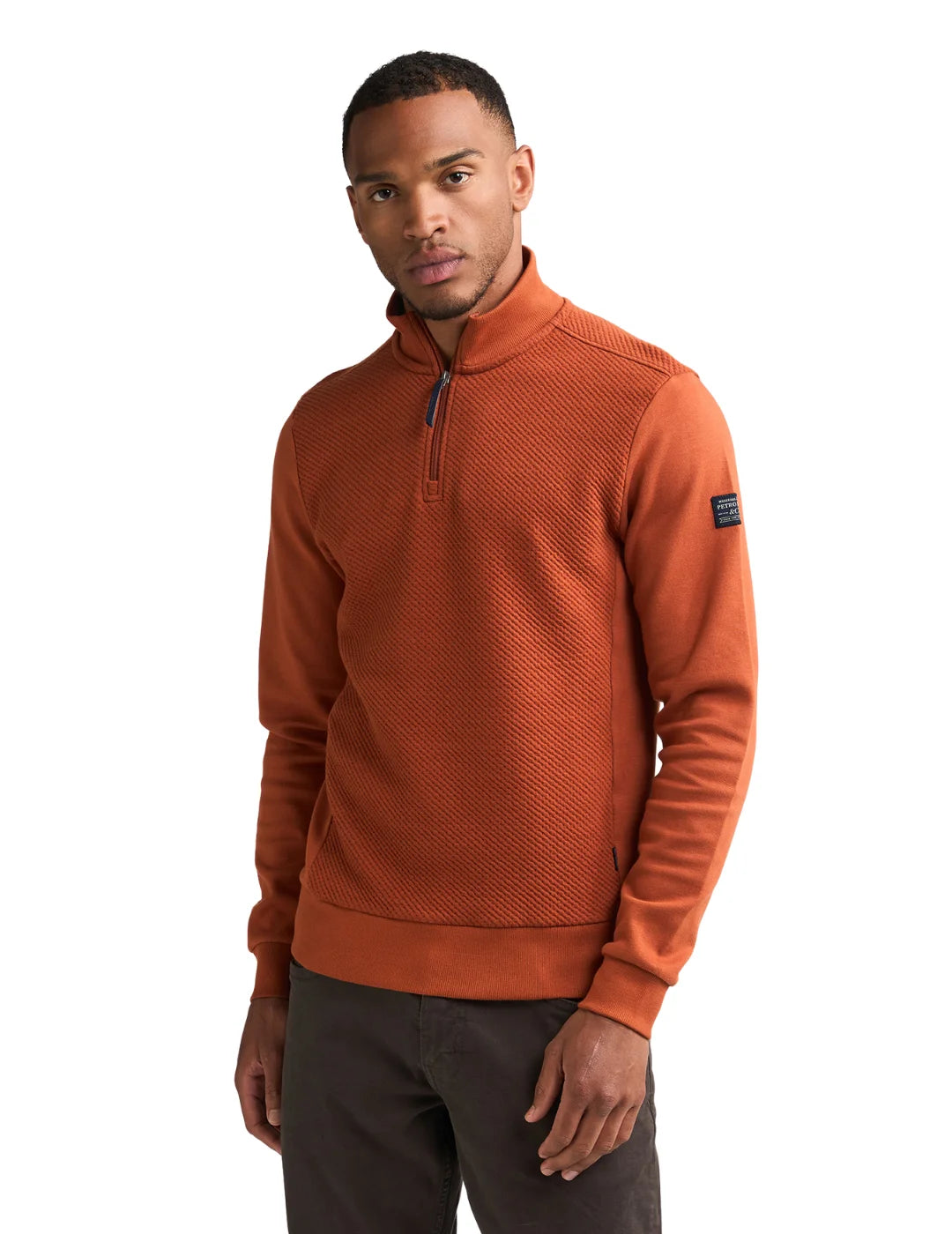 Sudadera Petrol Industries Forgecrest Naranja | Bicos de Fío