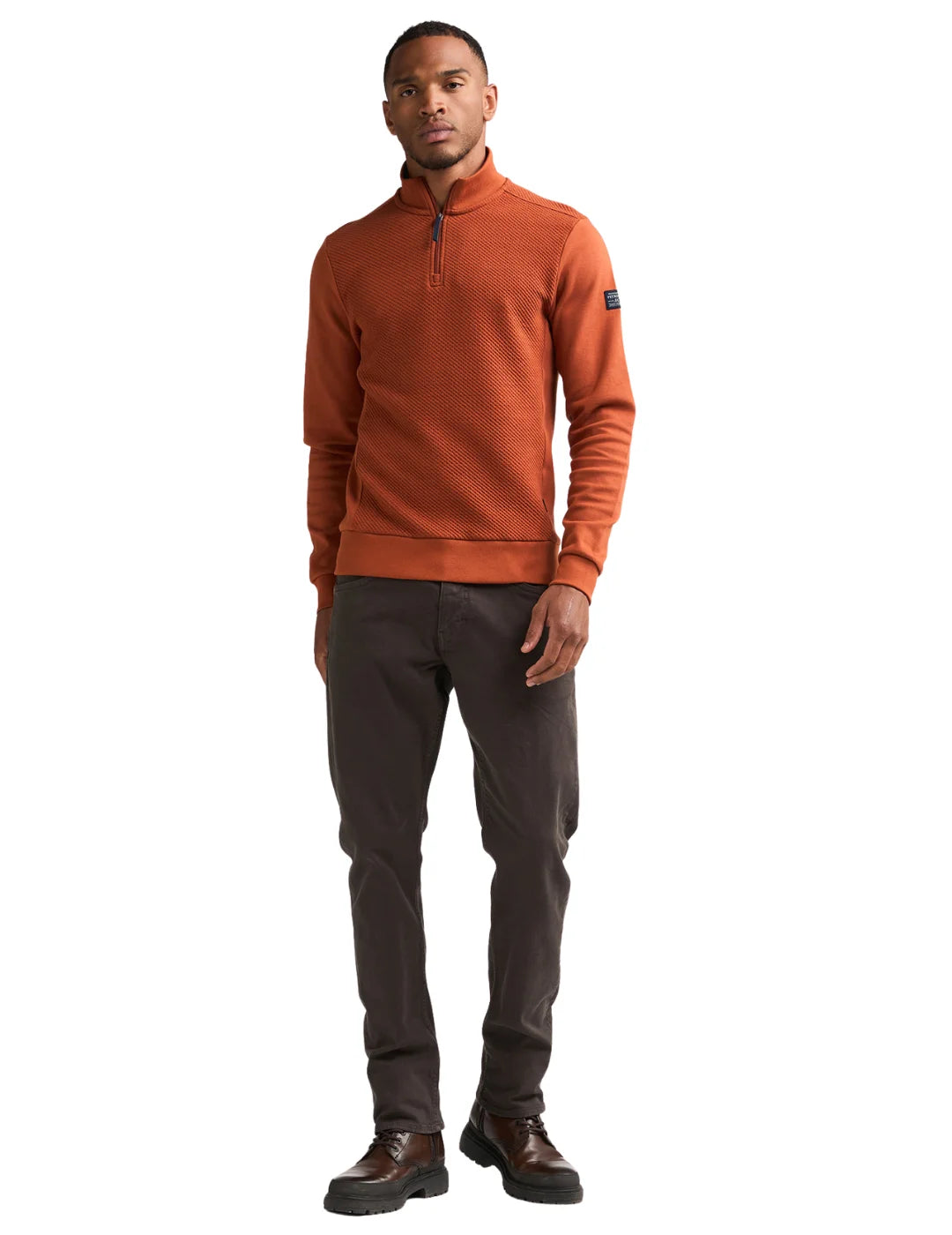 Sudadera Petrol Industries Forgecrest Naranja | Bicos de Fío