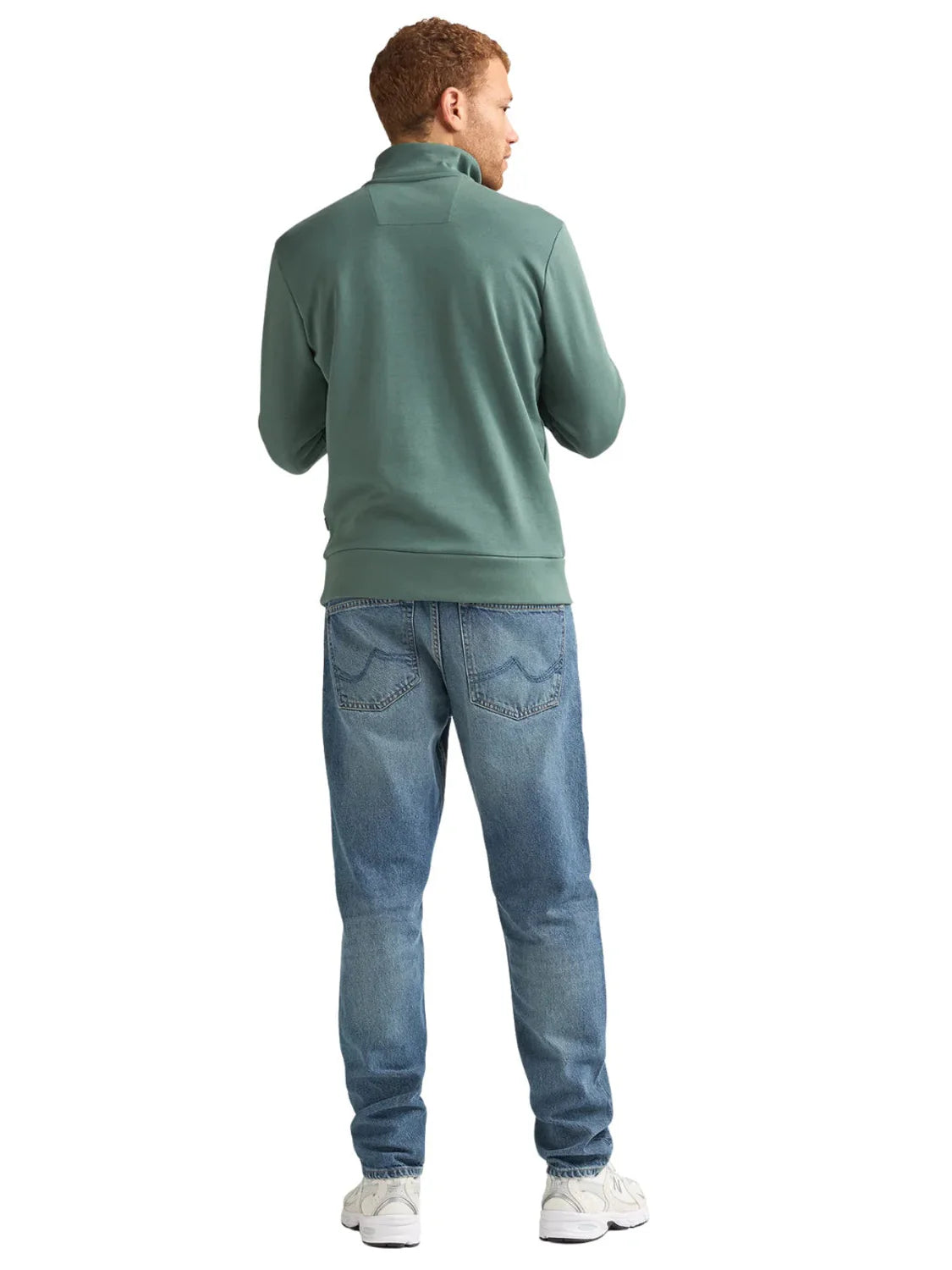 Sudadera Media Cremallera Petrol Industries Verde | Bicos de Fío