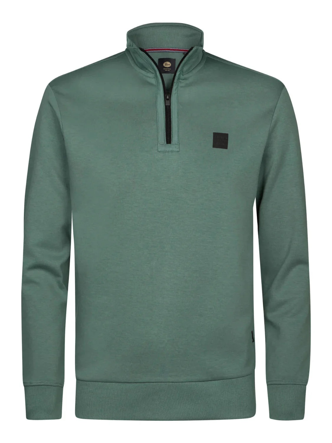 Sudadera Media Cremallera Petrol Industries Verde | Bicos de Fío