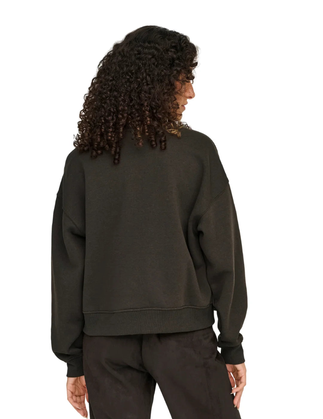Sudadera ONLY Best Chocolat Marrón | Bicos de Fío