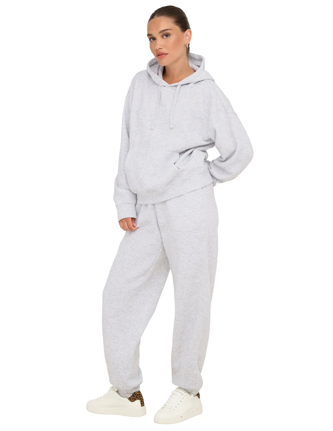 Sudadera Capucha ONLY Best Gris | Bicos de Fío