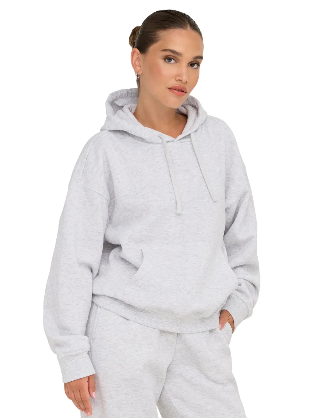 Sudadera Capucha ONLY Best Gris | Bicos de Fío