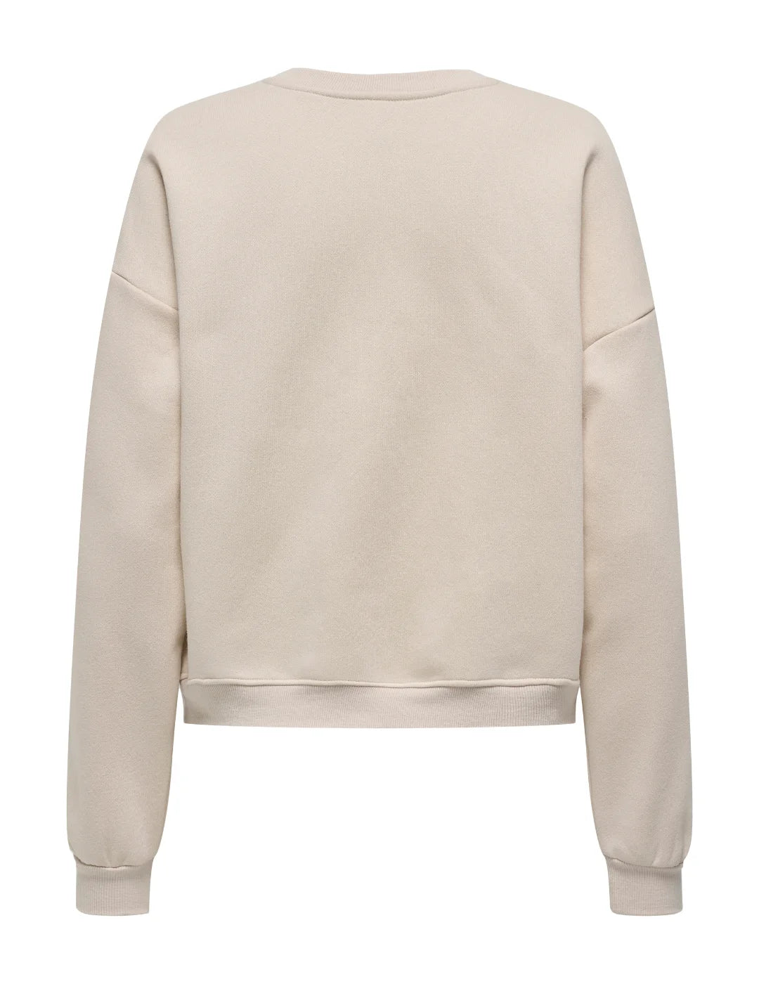 Sudadera ONLY Elisanna Beige | Bicos de Fío