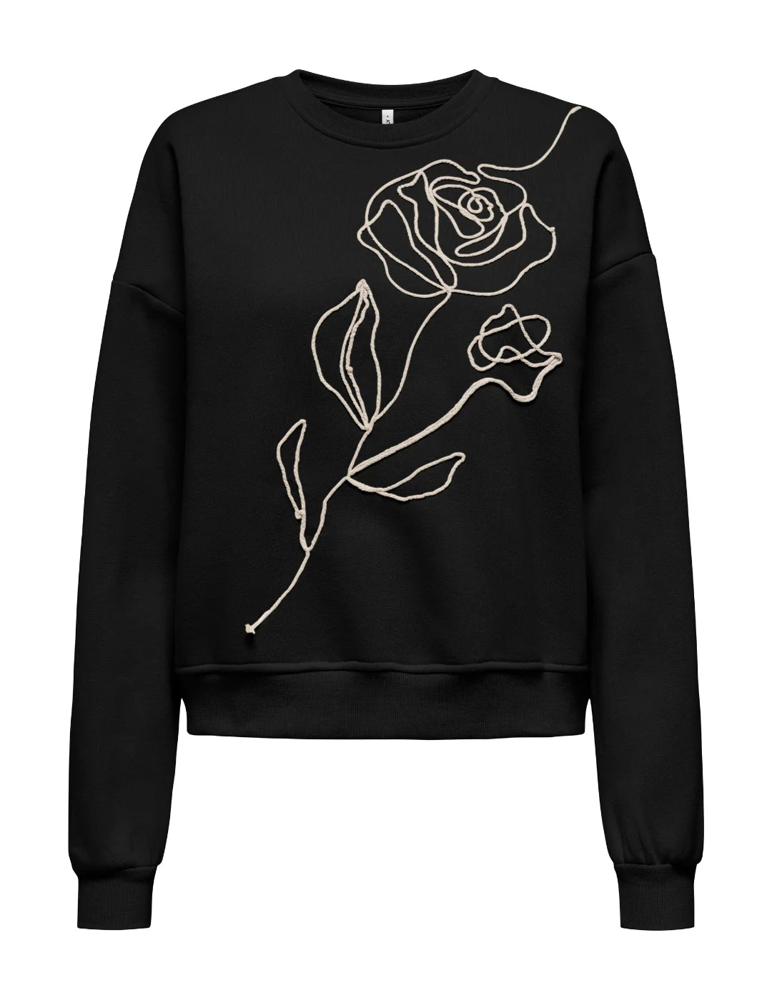 Sudadera ONLY Elisanna Negro | Bicos de Fío