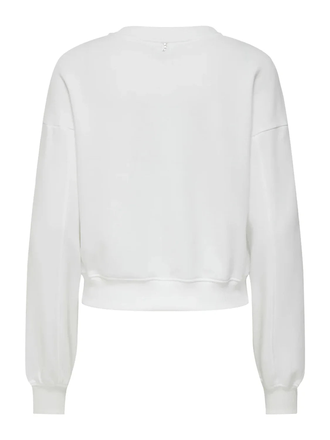 Sudadera ONLY Emily Chic Blanco | Bicos de Fío