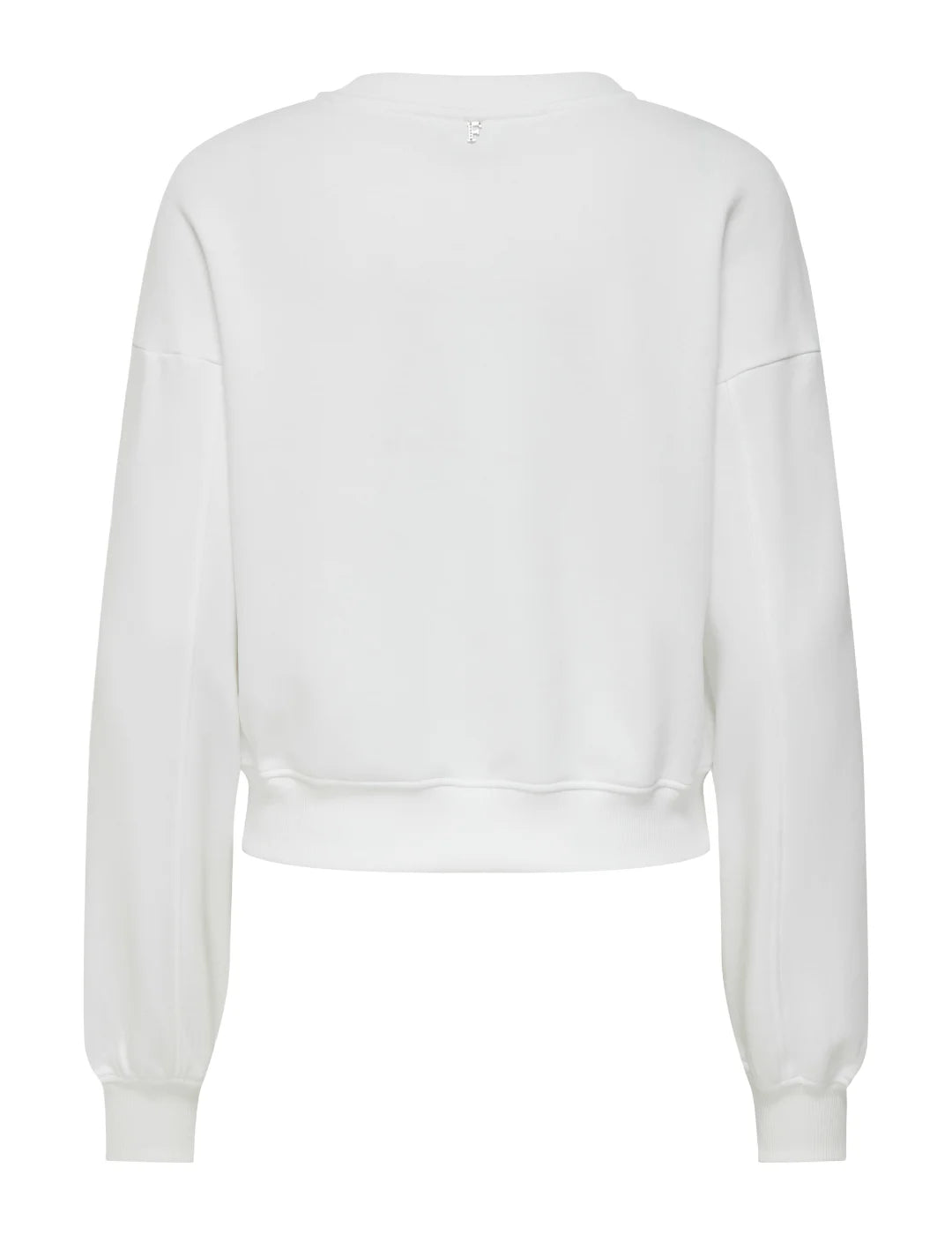 Sudadera ONLY Emily Parfum Blanco | Bicos de Fío