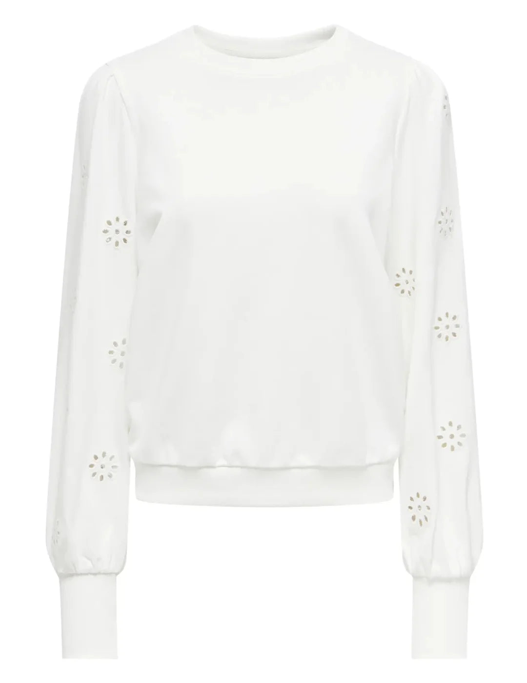 Sudadera ONLY Femme Blanco | Bicos de Fío