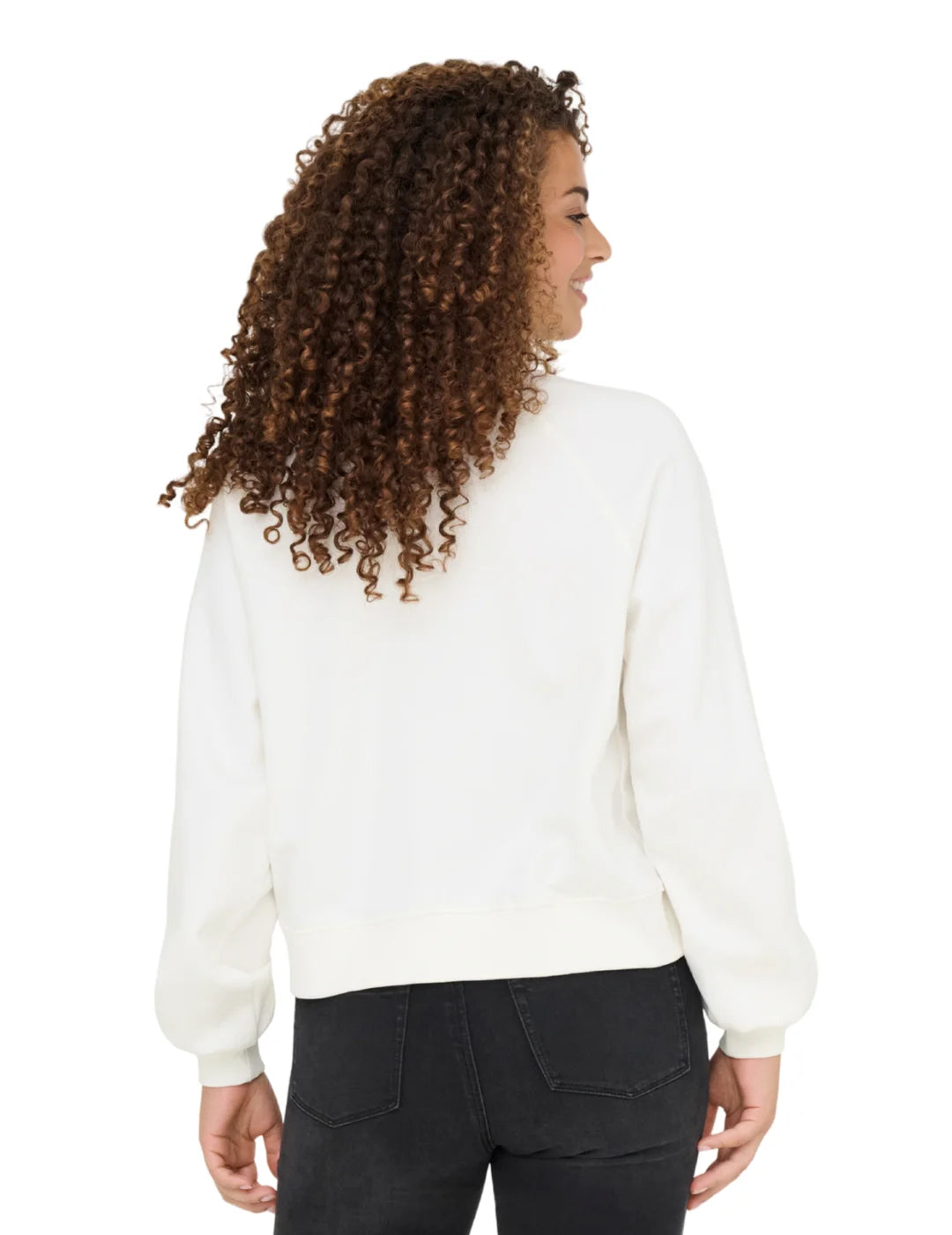 Sudadera ONLY Labinet Blanco | Bicos de Fío