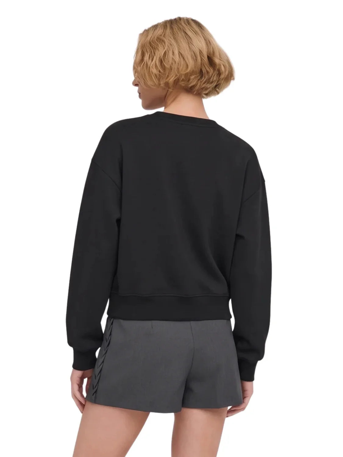 Sudadera ONLY Olise Negro | Bicos de Fío