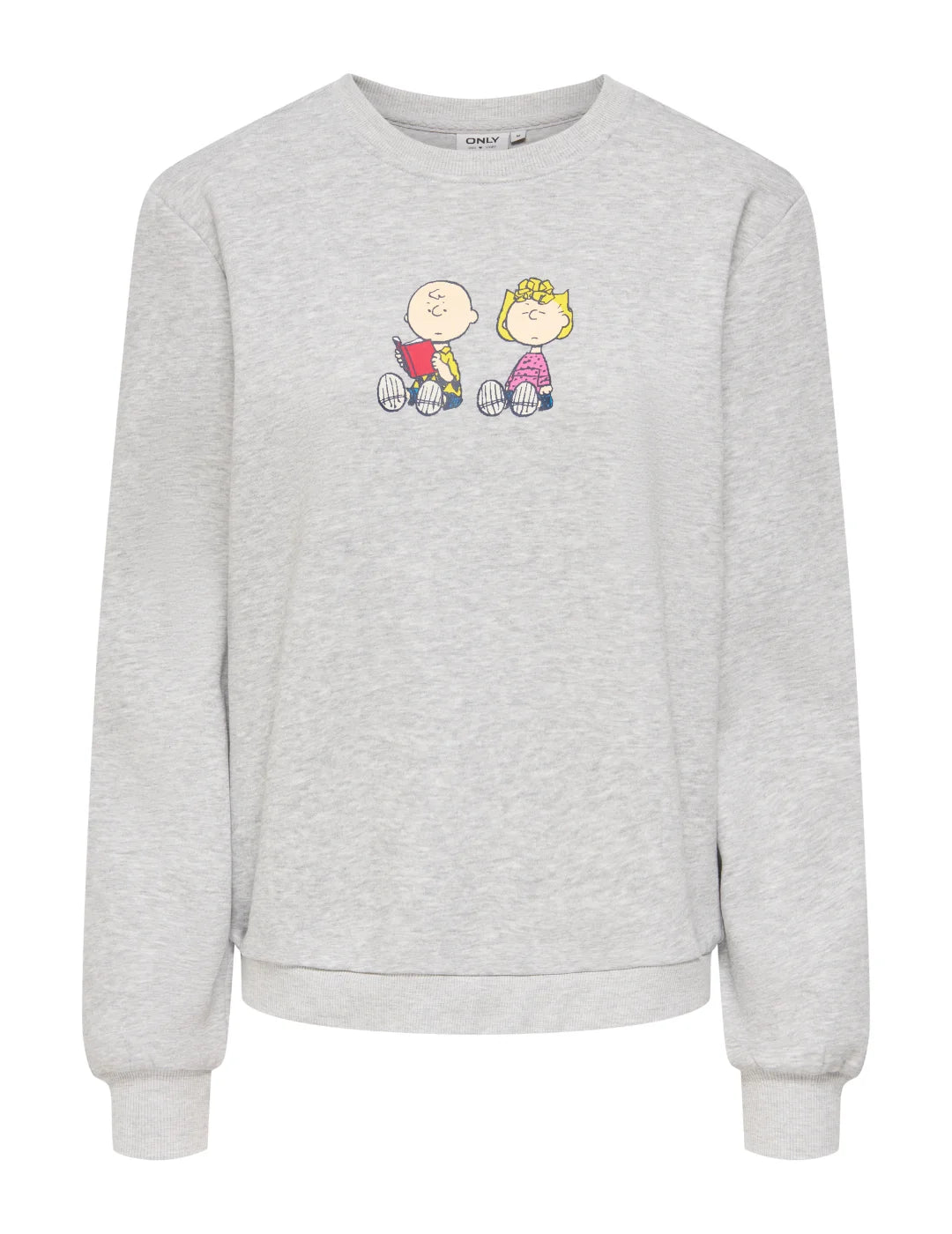 Sudadera ONLY Snoopy Gris | Bicos de Fío
