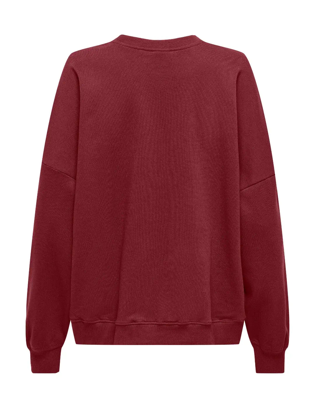 Sudadera ONLY Bila Oso Granate | Bicos de Fío