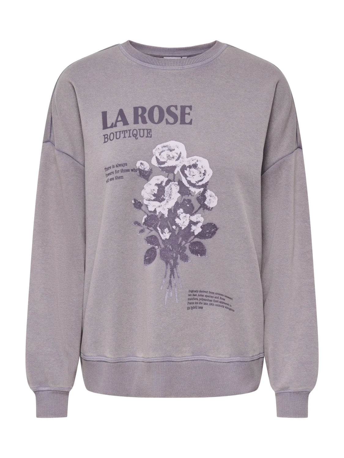 Sudadera Oversize ONLY Sinna Lila | Bicos de Fío