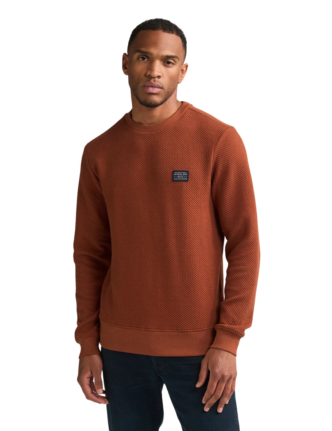 Sudadera Petrol Industries Ironwall Naranja | Bicos de Fío