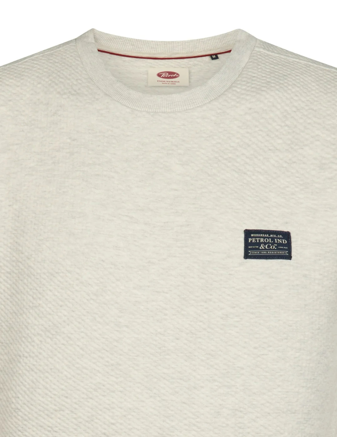 Sudadera Petrol Industries Ironwall Blanco | Bicos de Fío