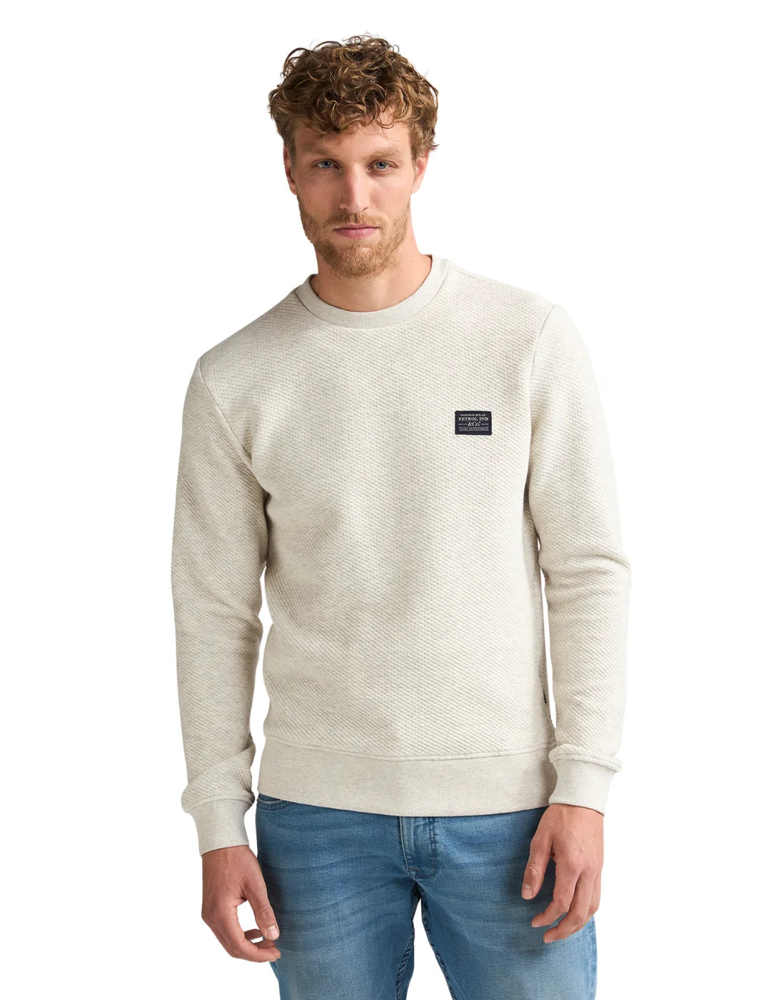 Sudadera Petrol Industries Ironwall Blanco | Bicos de Fío