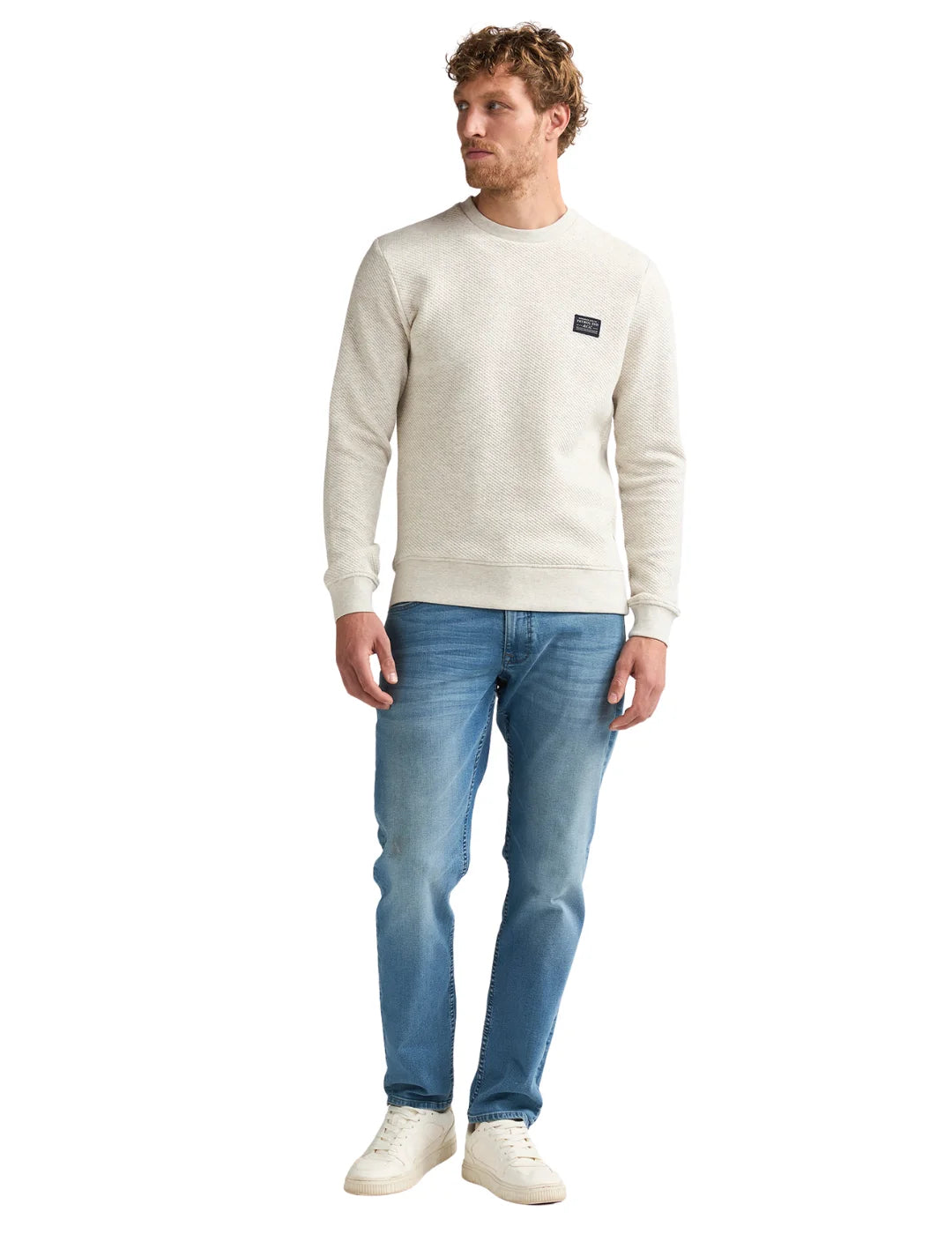 Sudadera Petrol Industries Ironwall Blanco | Bicos de Fío