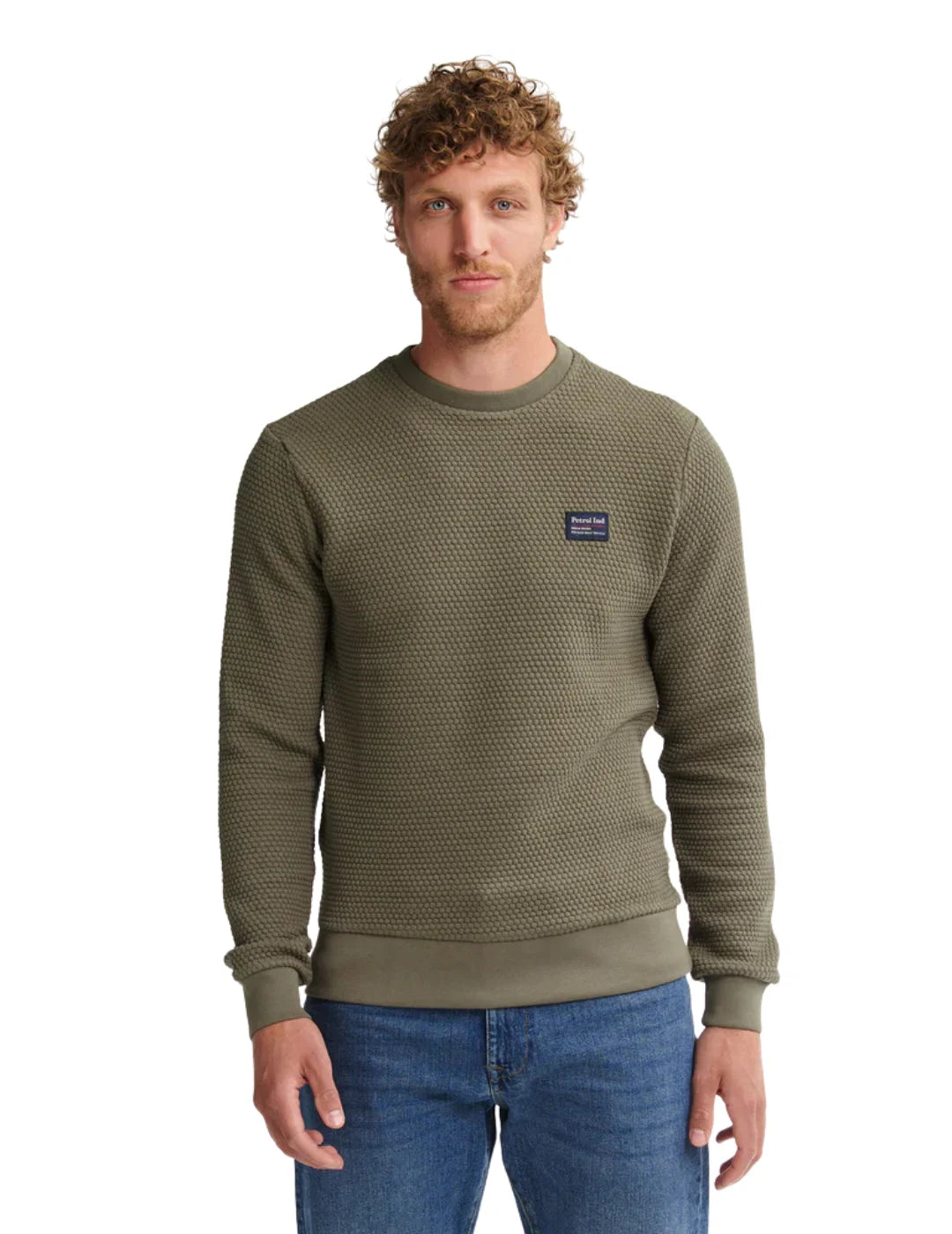 Sudadera Petrol Industries Gunniston Verde | Bicos de Fío