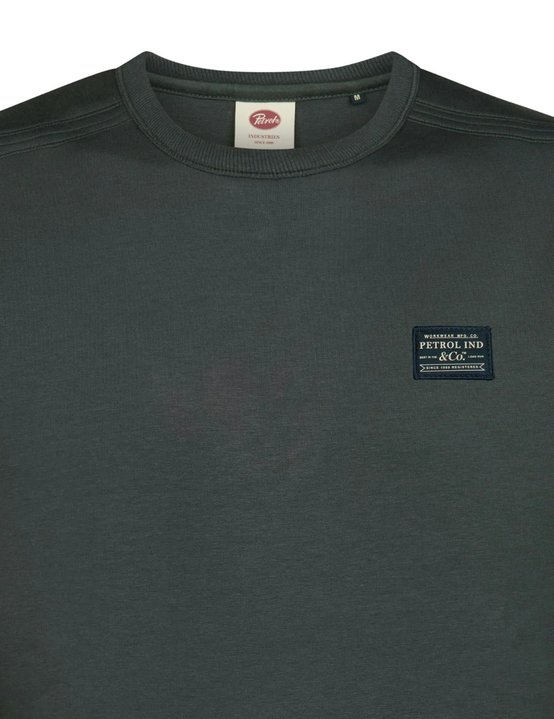 Sudadera Petrol Industries SWR349 Steel Green | Bicos de Fío