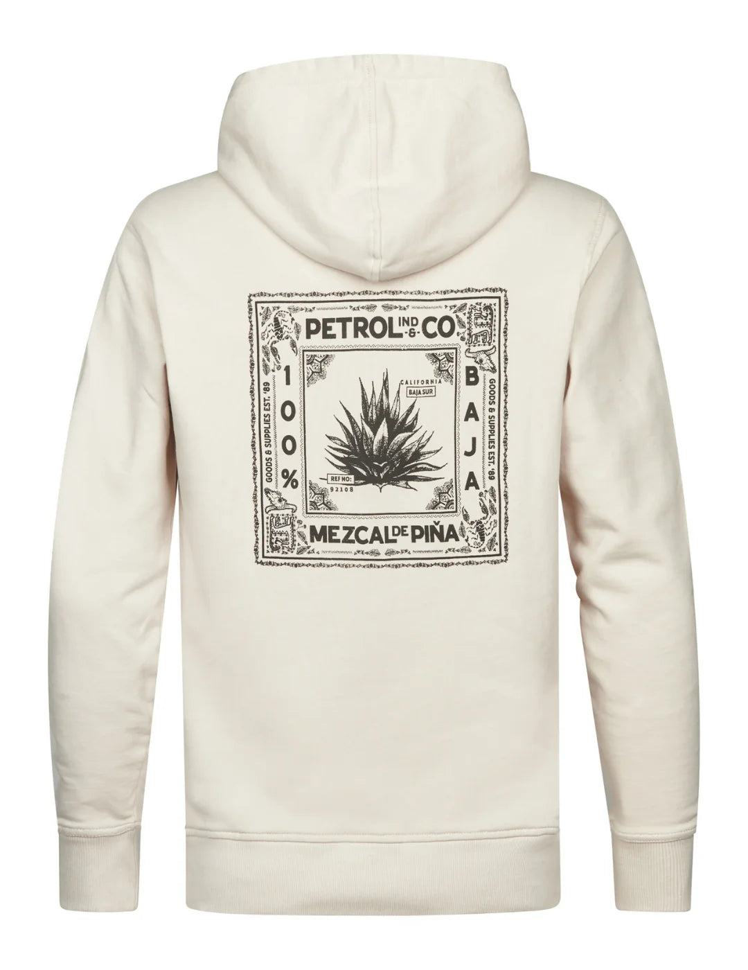 Sudadera Capucha Petrol Industries Mezcal Crudo | Bicos de Fío