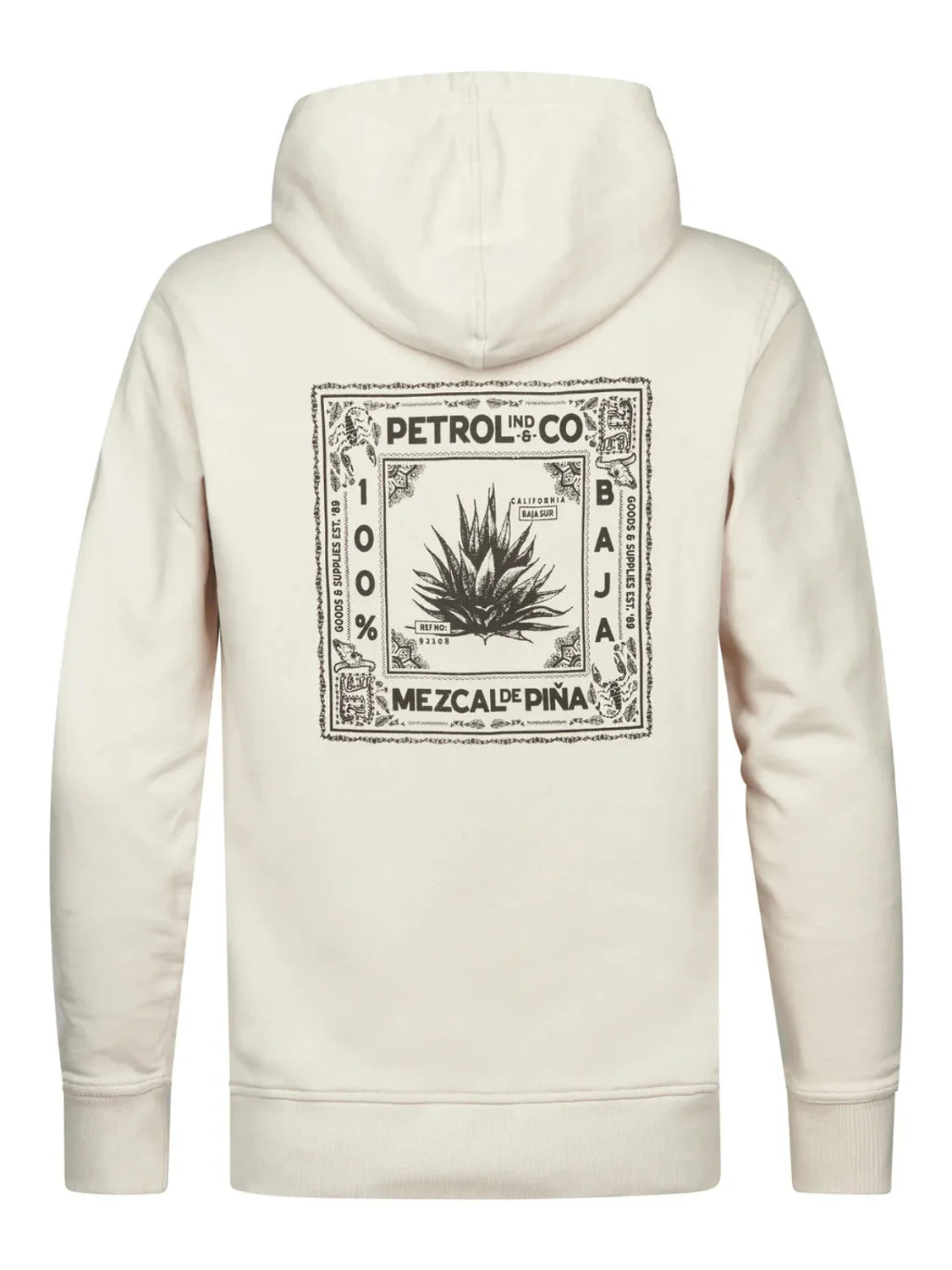 Sudadera Capucha Petrol Industries Mezcal Crudo | Bicos de Fío
