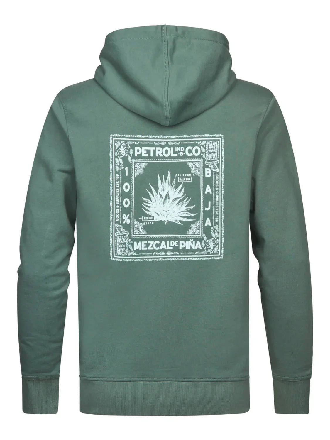 Sudadera Capucha Petrol Industries Mezcal Verde | Bicos de Fío