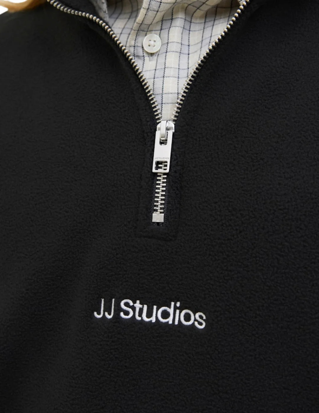 Sudadera Polar Jack&Jones Soho Negro | Bicos de Fío