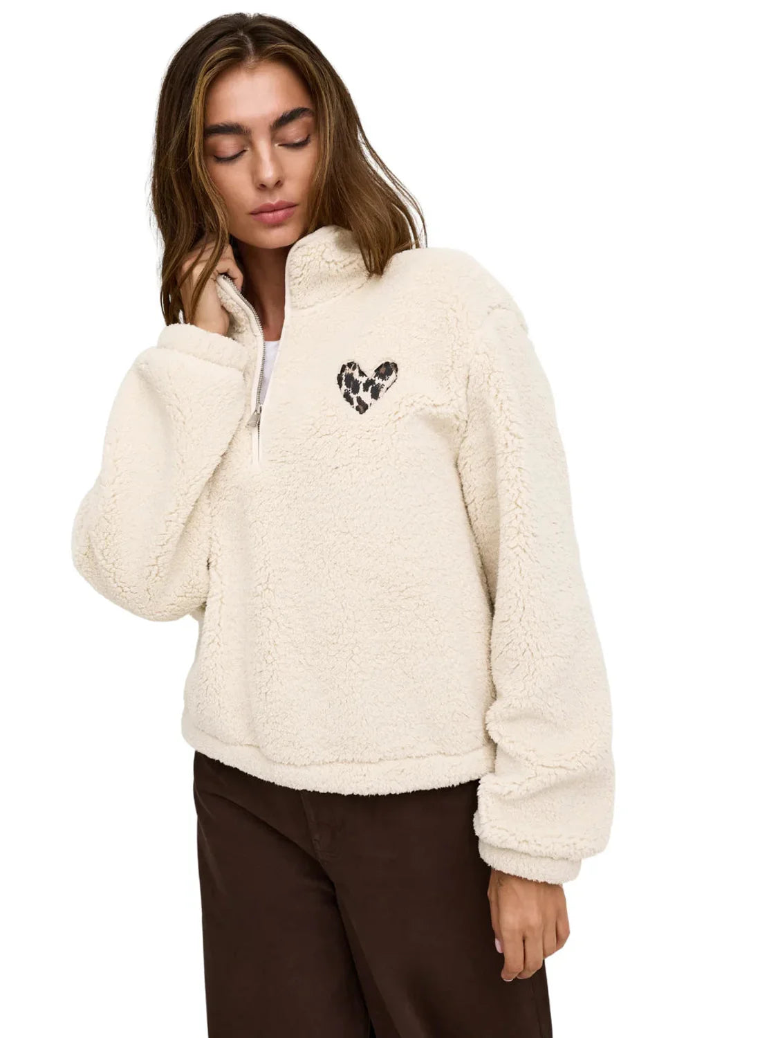 Sudadera Polar ONLY New Dallas Crudo | Bicos de Fío