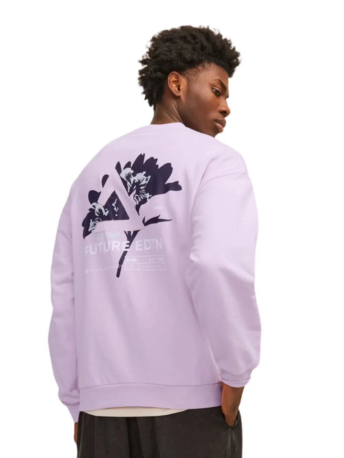 Sudadera Jack&Jones Jcostagger Lila | Bicos de Fío