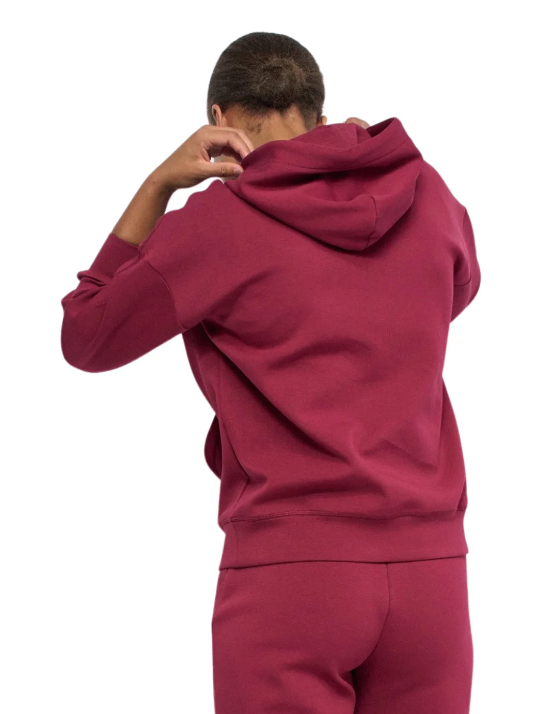 Sudadera Capucha Salsa Jeans Branding Granate | Bicos de Fío