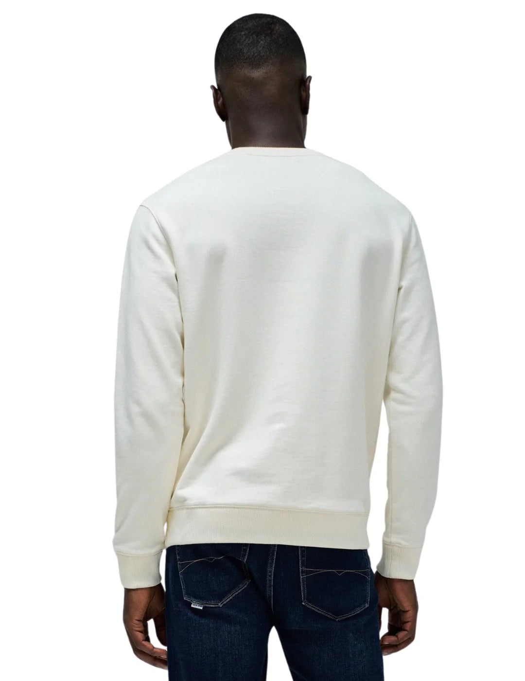 Sudadera French Terry Salsa Jeans Blanco | Bicos de Fío