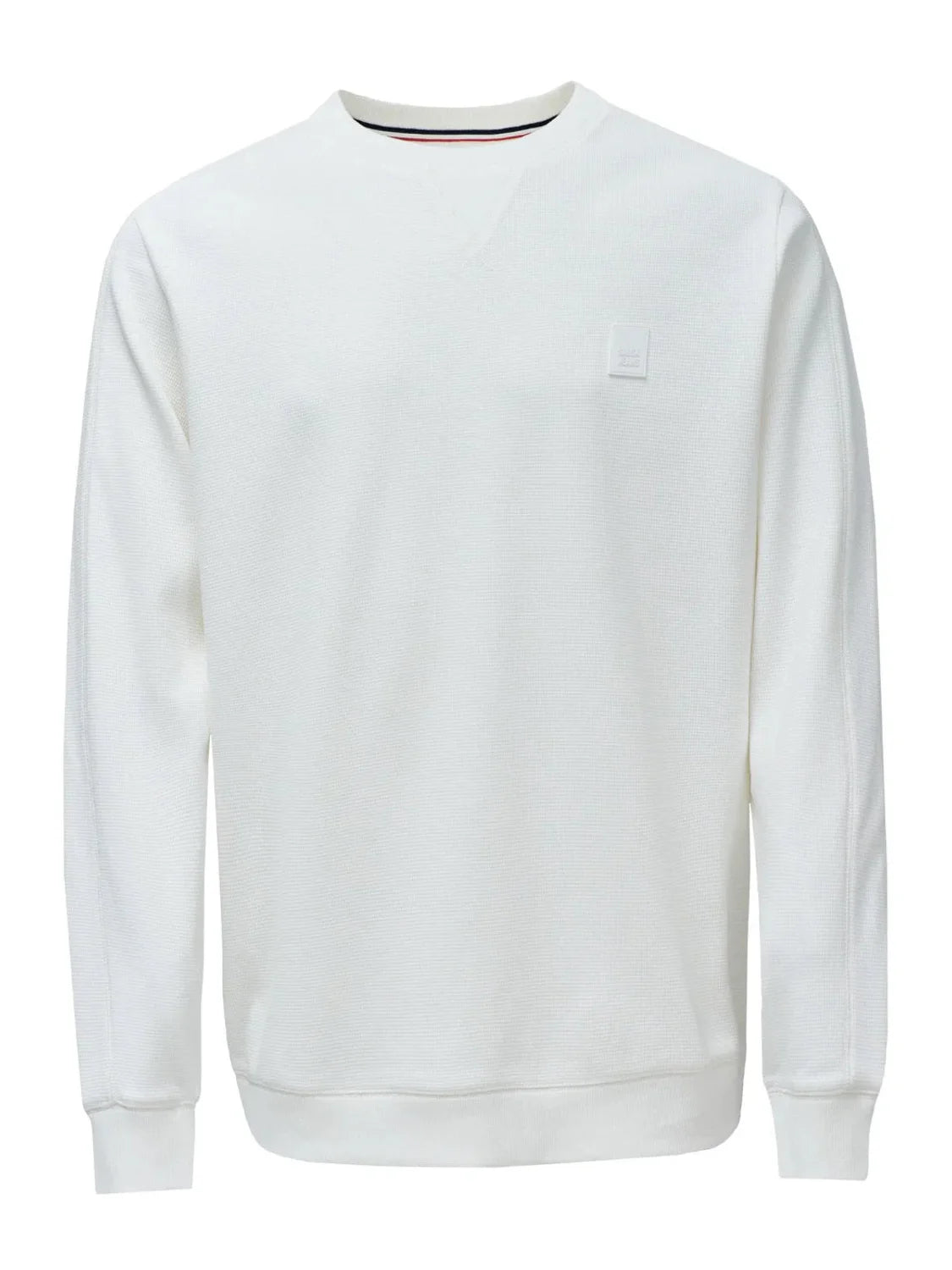 Sudadera Salsa Jeans Waffle Blanco | Bicos de Fío