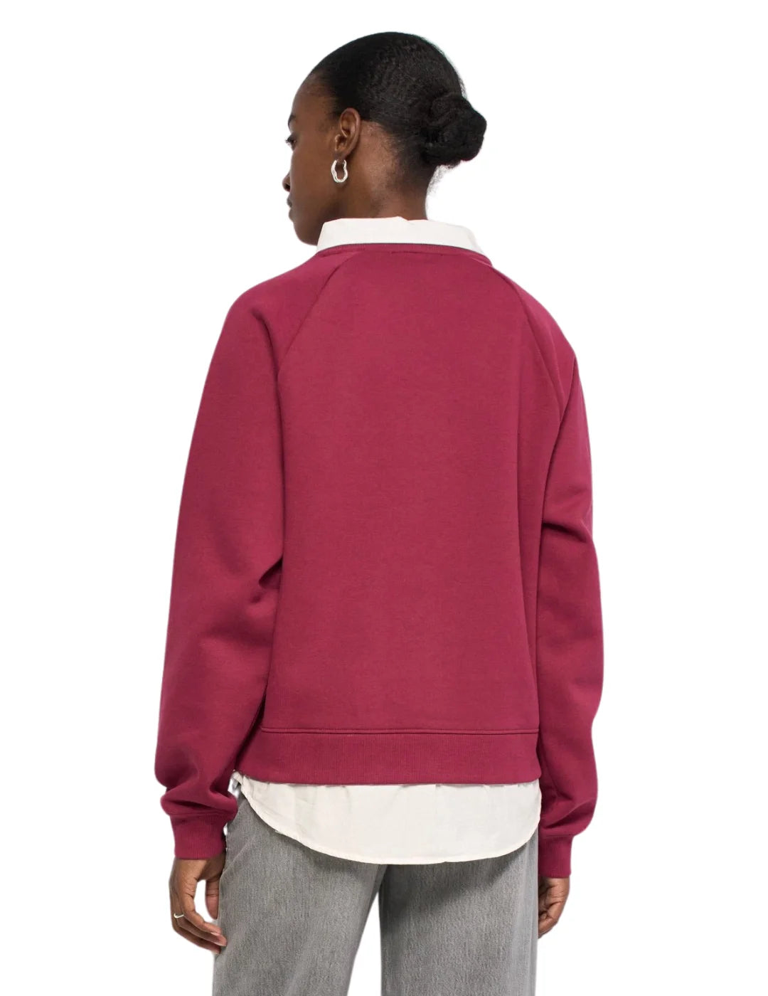 Sudadera Twofer Salsa Jeans Rojo | Bicos de Fío