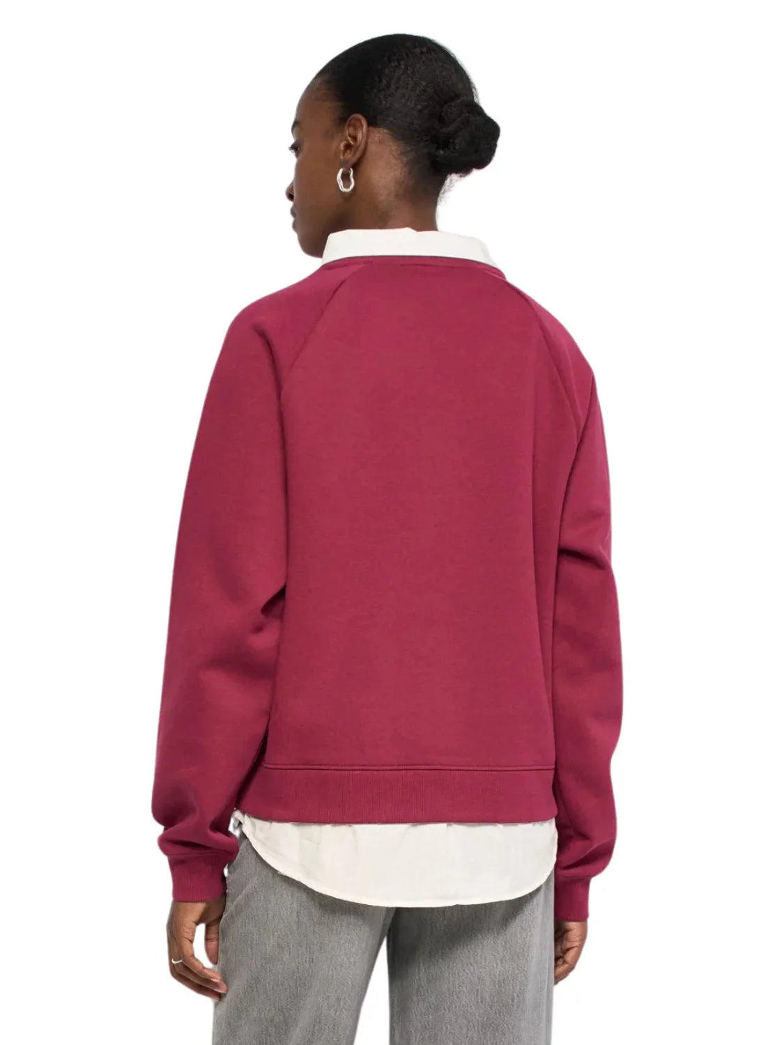Sudadera Twofer Salsa Jeans Rojo | Bicos de Fío