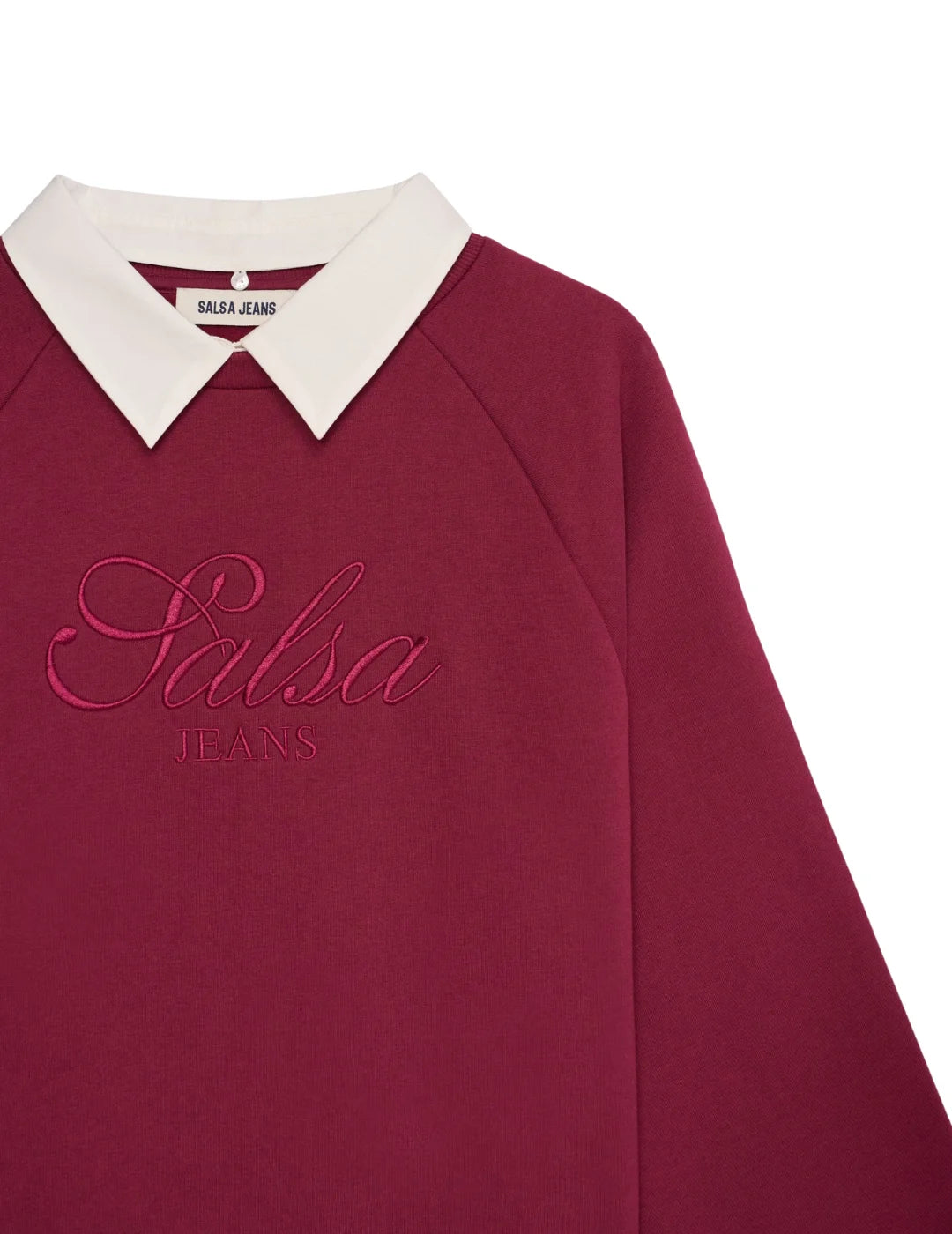 Sudadera Twofer Salsa Jeans Rojo | Bicos de Fío