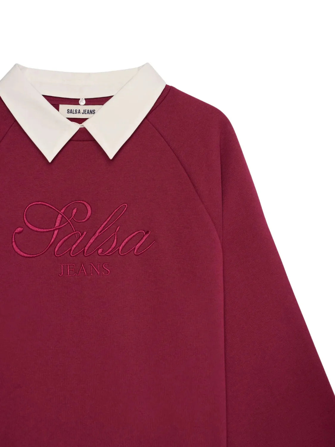 Sudadera Twofer Salsa Jeans Rojo | Bicos de Fío