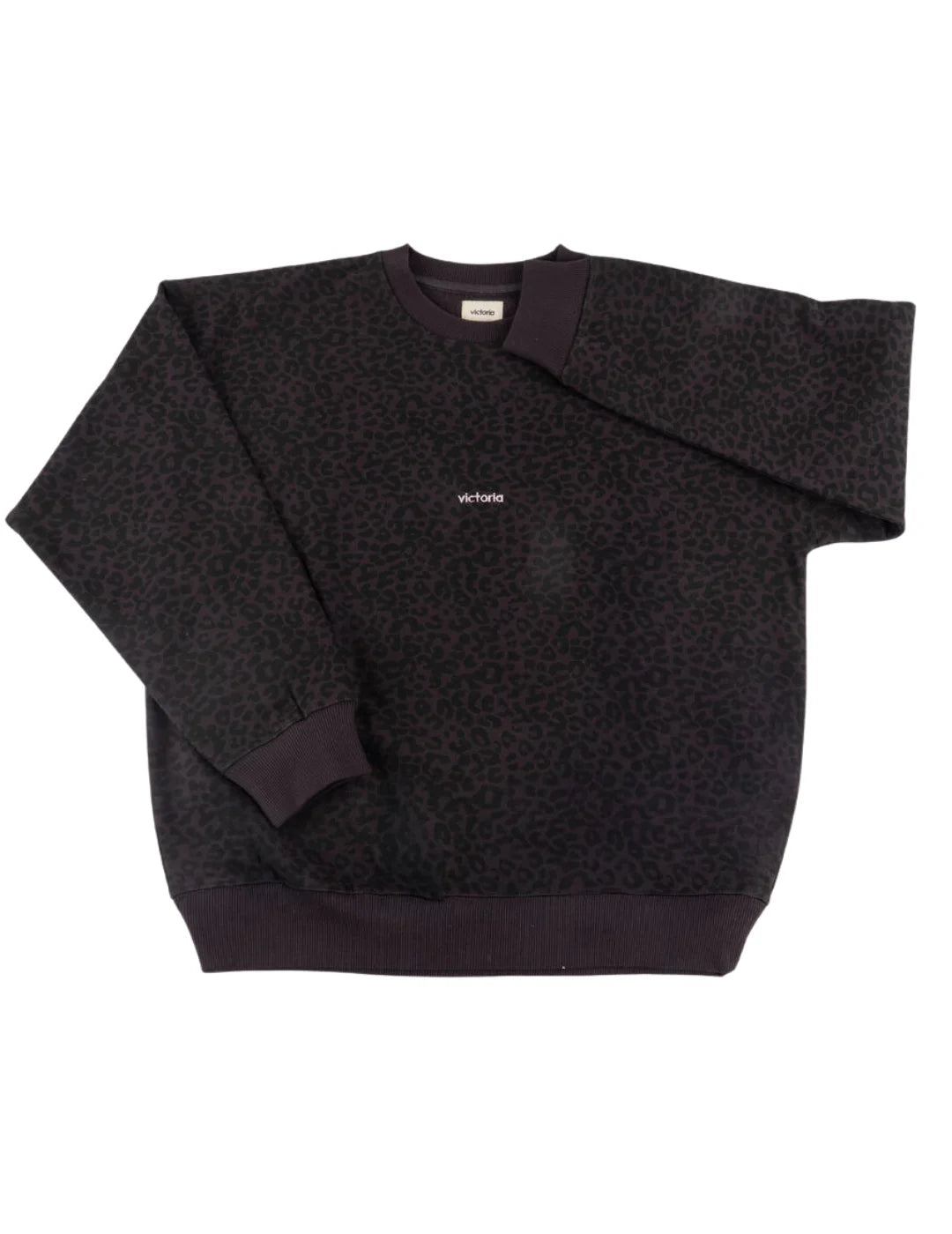 Sudadera Animal Print Victoria Gris | Bicos de Fío