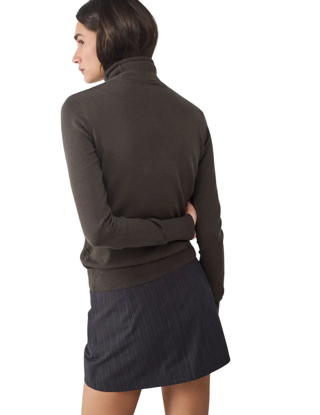 Jersey Cuello Alto BALMOHK Marrón | Bicos de Fío