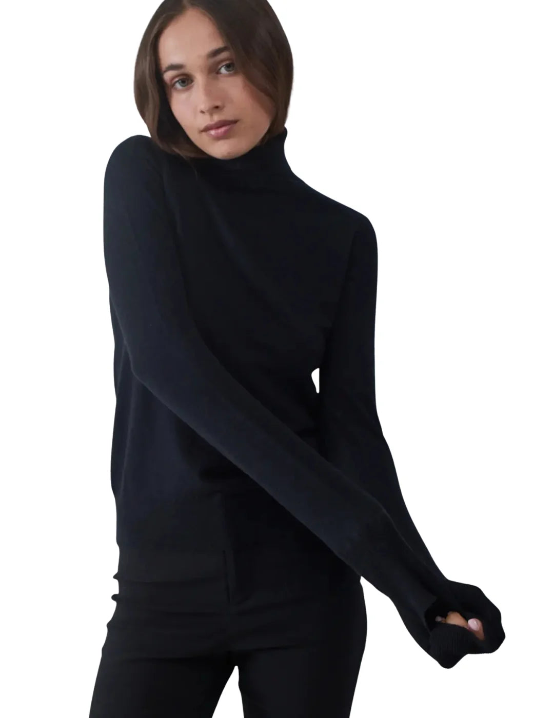 Jersey Cuello Alto BALMOHK Negro | Bicos de Fío