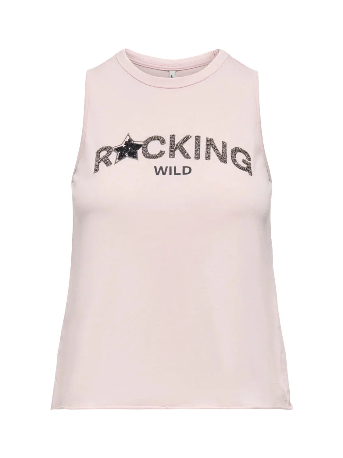 Top ONLY Lucy Rock Rosa | Bicos de Fío