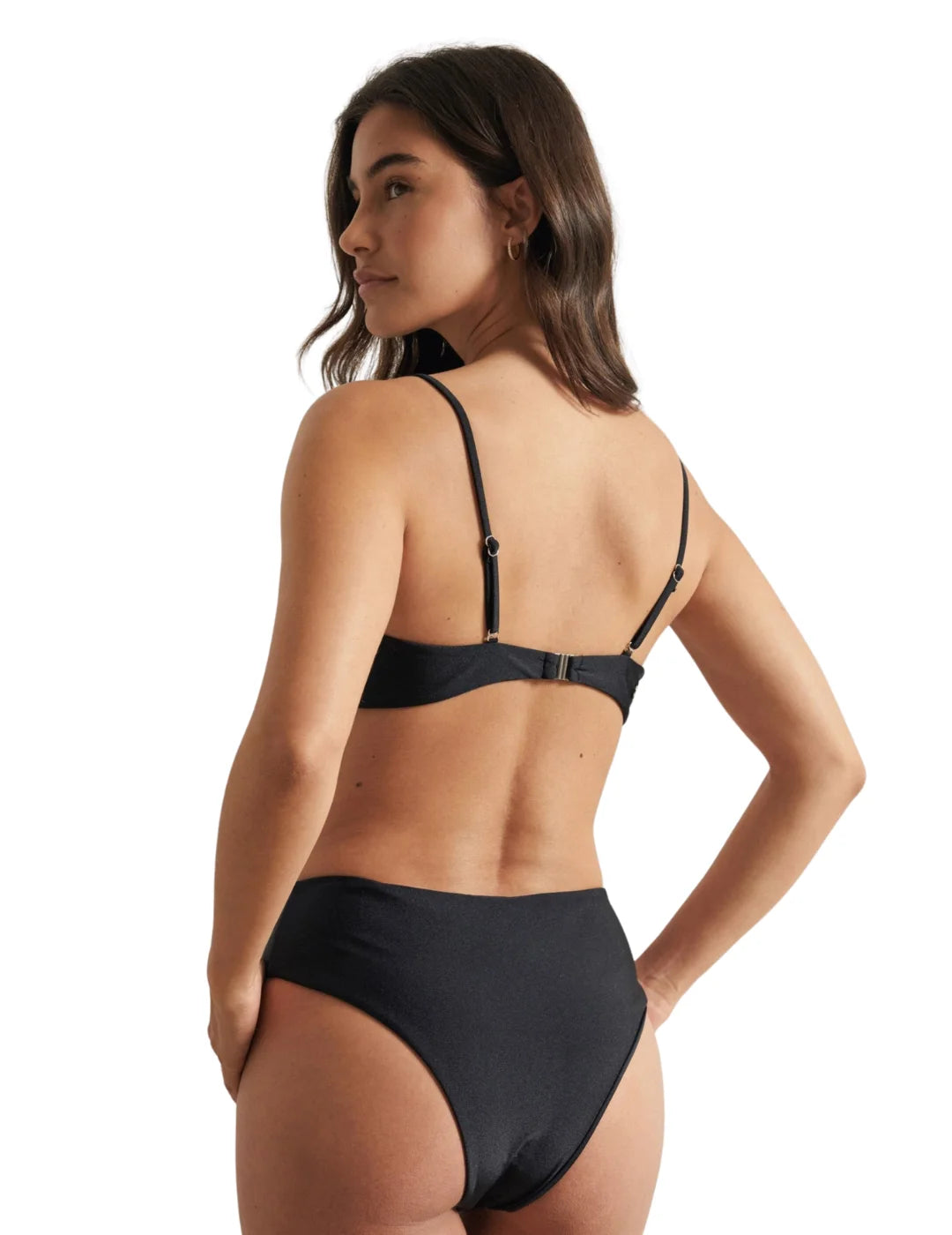 Top Bikini Salsa Jeans Negro | Bicos de Fío