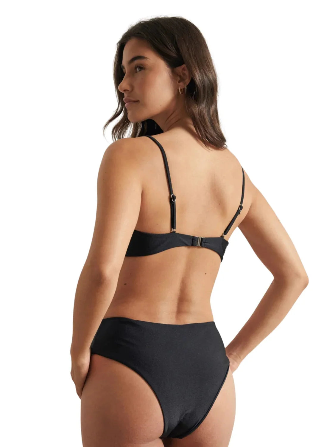 Top Bikini Salsa Jeans Negro | Bicos de Fío