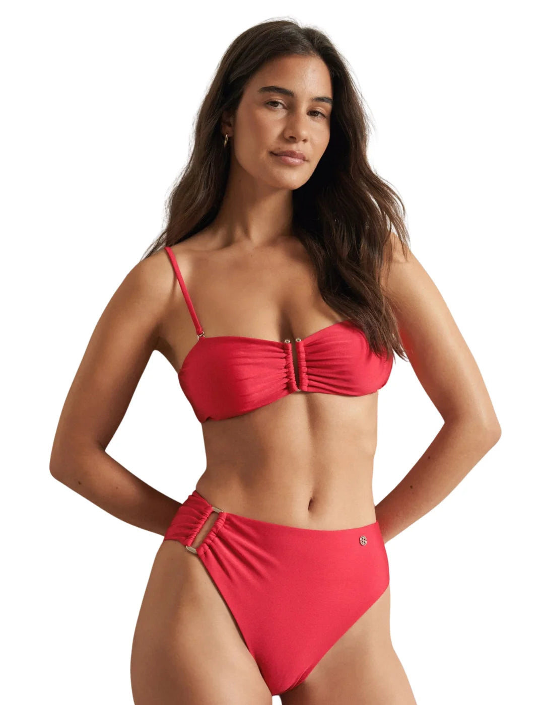 Top Bikini Salsa Jeans Rojo | Bicos de Fío