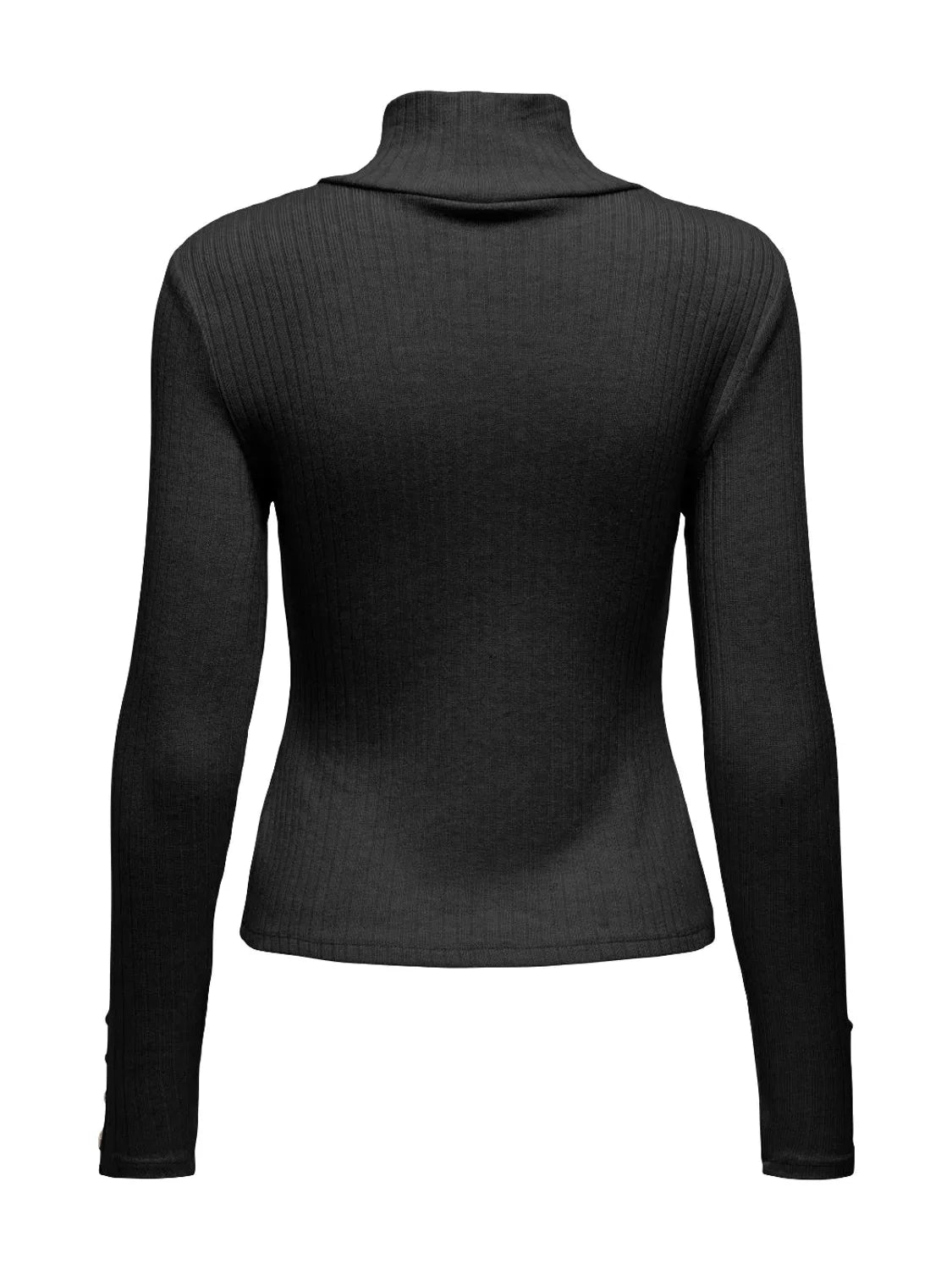 Top Cuello Alto Only Piper Negro | Bicos de Fío