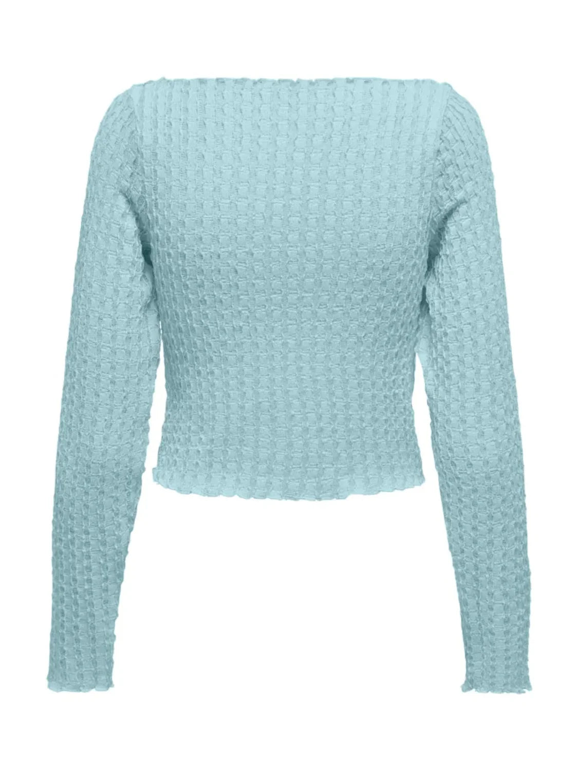 Top Cuello Barco ONLY Noor Azul - Bicos de Fío