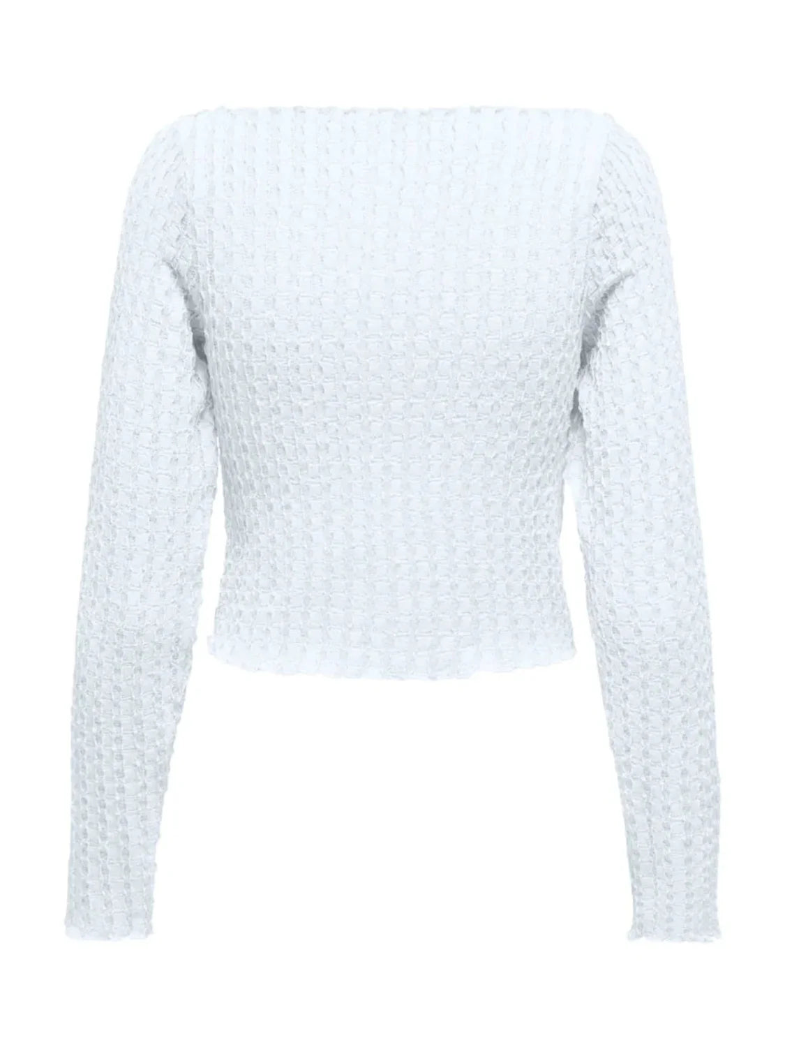 Top Cuello Barco ONLY Noor Blanco - Bicos de Fío