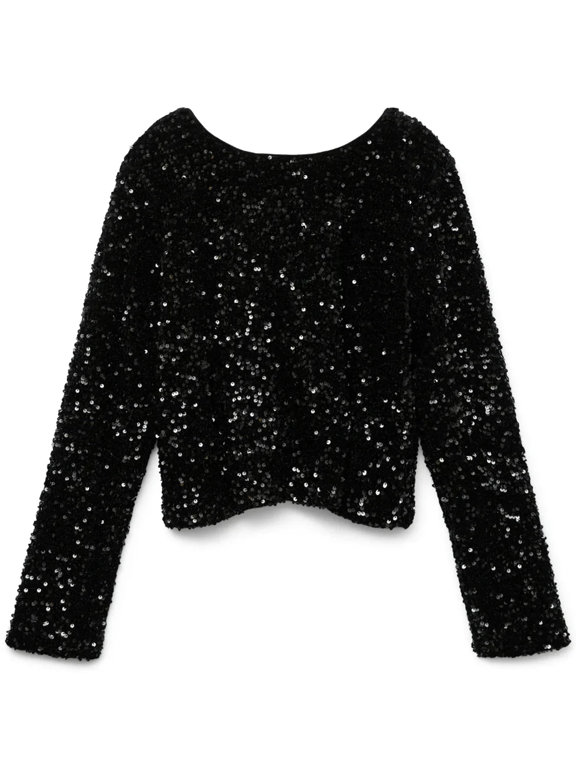 Top Lentejuelas Vero Moda Laila Negro | Bicos de Fío