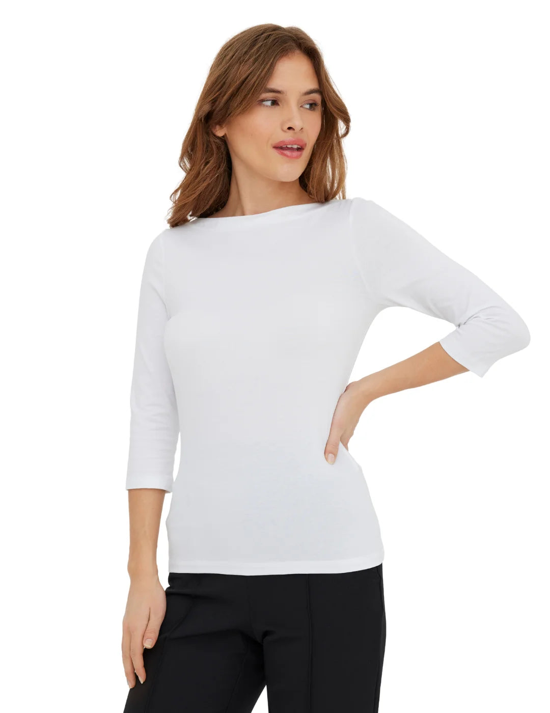 Top Manga 3/4 Vero Moda Panda Blanco | Bicos de Fío