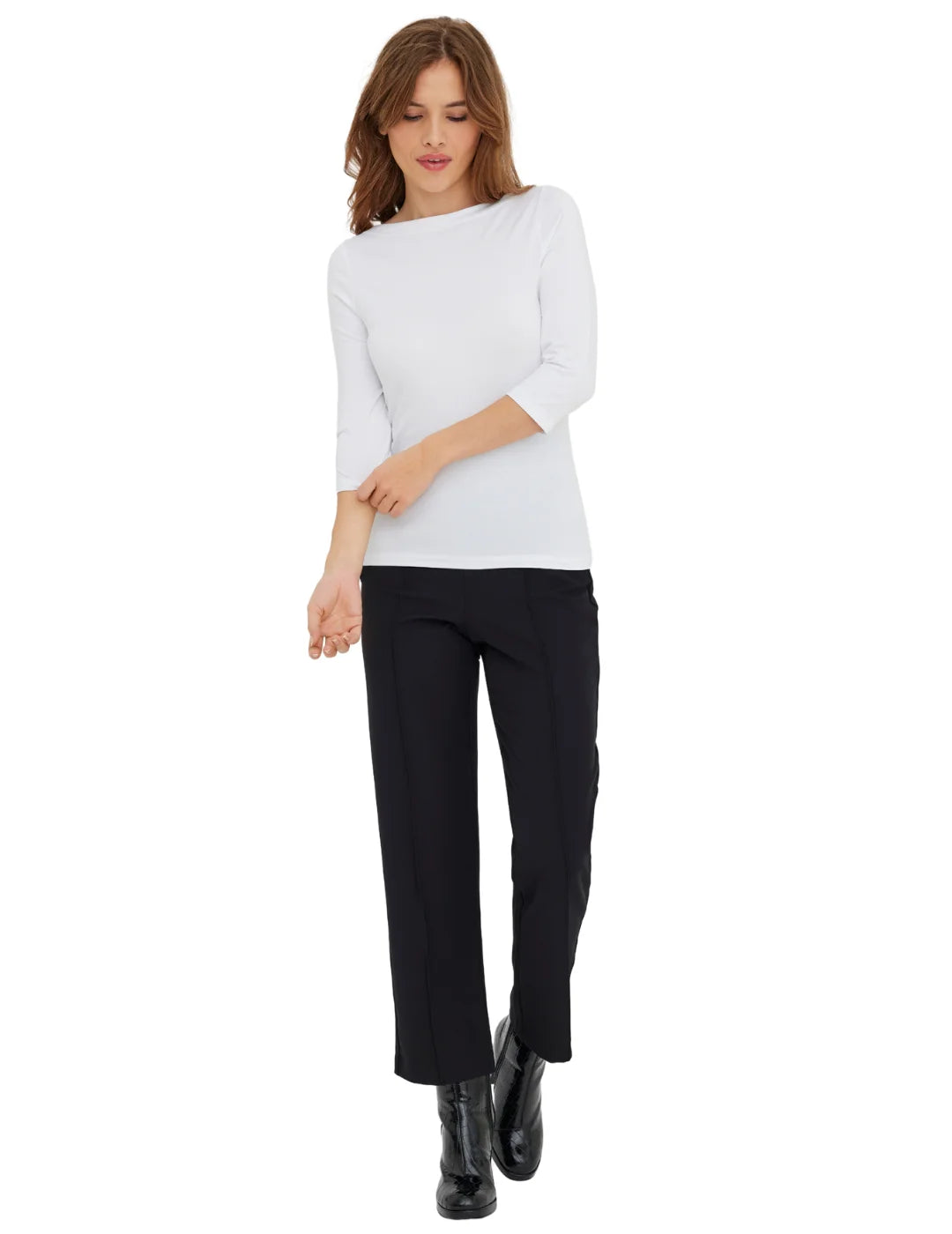 Top Manga 3/4 Vero Moda Panda Blanco | Bicos de Fío