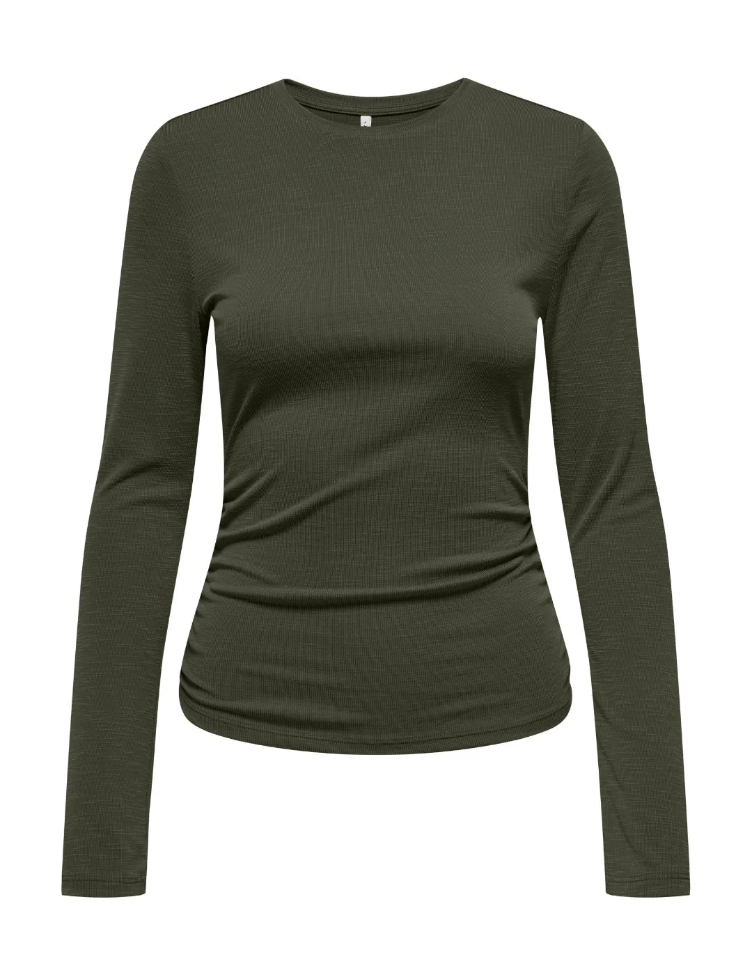 Top Manga Larga ONLY Free Khaki | Bicos de Fío